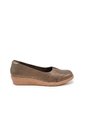 Baleta Para Mujer RO3577 CAFE METAL ZAVATTY de Zavatty
