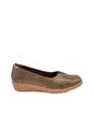 Baleta Para Mujer RO3577 CAFE METAL ZAVATTY de Zavatty