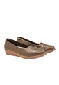Baleta Para Mujer RO3577 CAFE METAL ZAVATTY de Zavatty