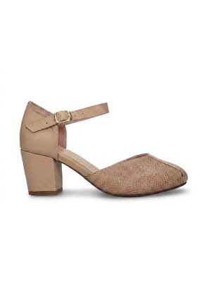 Sandalia Para Mujer H-GRETA CAPUCHINO CUERO ZAVATTY