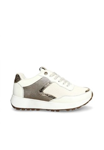 Tenis Para Mujer TACT931 TALCO X TAUPE X DORADO ZAVATTY Zavatty