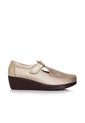 Mocasin Cerrado Para Mujer H-ISABEL ORO CUERO ZAVATTY de Zavatty