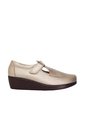 Mocasin Cerrado Para Mujer H-ISABEL ORO CUERO ZAVATTY de Zavatty