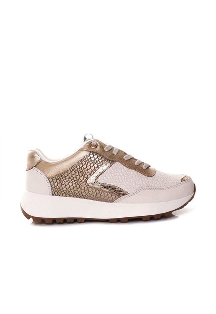 Tenis Para Mujer TACT931 TALCOXDORADO ZAVATTY