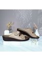 Romulo Sandalia Para Mujer H-ABIGAIL TAUPE CUERO ZAVATTY de Zavatty
