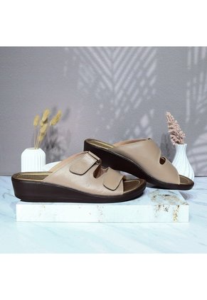 Romulo Sandalia Para Mujer H-ABIGAIL TAUPE CUERO ZAVATTY