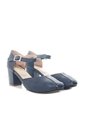 Sandalia Para Mujer H-GRETA AZUL CUERO ZAVATTY de Zavatty