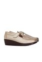 Mocasin Cerrado Para Mujer H-ISABEL ORO CUERO ZAVATTY de Zavatty