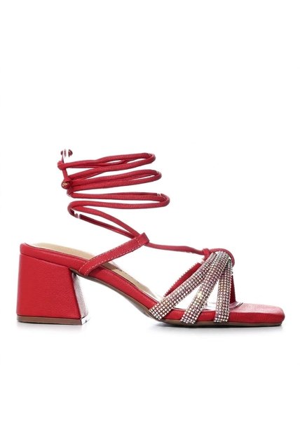 Sandalia Para Mujer 1608-Z562 ROJO ZAVATTY