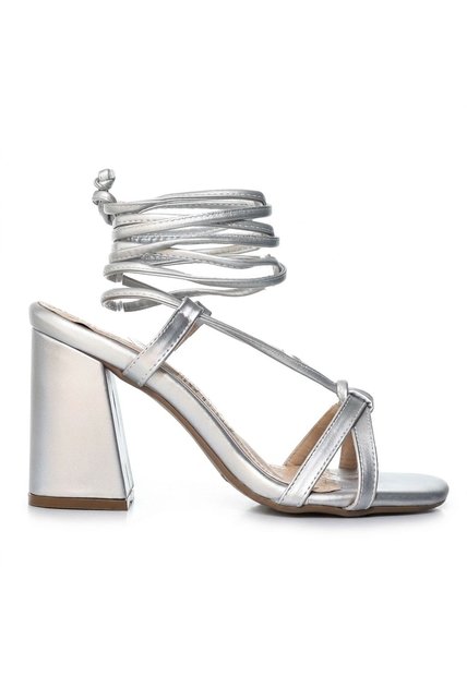Sandalia Para Mujer J21-Z471 PLATA ZAVATTY