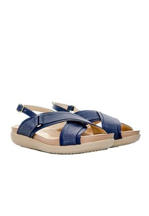 Sandalia Plana Para Mujer 107-Z83 NEGRO ZAVATTY