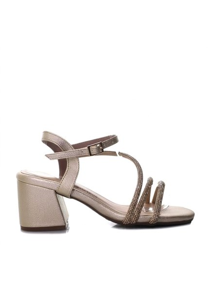 Sandalia Para Mujer 2603-z148 CHAMPAÑA X MURANO ZAVATTY