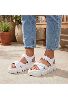 Sandalia Plana Para Mujer TABICHOTA BLANCO ZAVATTY