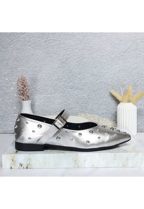Baleta Para Mujer A301-Z436 PLATA ZAVATTY