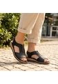Sandalia Plana Para Mujer H-NOHEMY NEGRO CUERO ZAVATTY de Zavatty