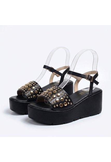 Plataforma Alta Para Mujer 1212-1-Z726 NEGRO ZAVATTY