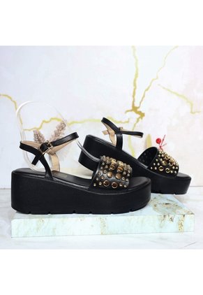 Plataforma Alta Para Mujer 1212-1-Z726 NEGRO ZAVATTY