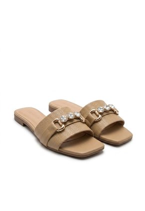 Sandalia Plana Para Mujer V-H07-Z84 AMARETTO ZAVATTY