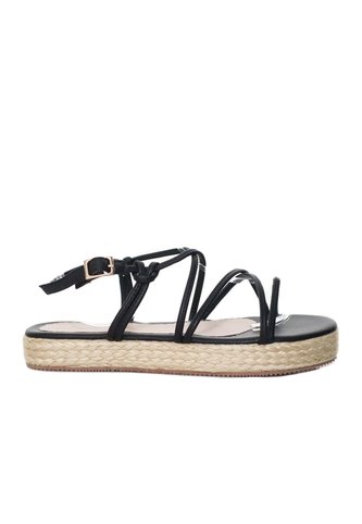 Sandalia Plana Para Mujer M86-Z471 NEGRO ZAVATTY Zavatty