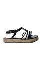 Sandalia Plana Para Mujer M128-Z471 NEGRO ZAVATTY de Zavatty