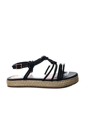 Sandalia Plana Para Mujer M128-Z471 NEGRO ZAVATTY Zavatty