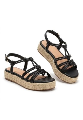 Sandalia Plana Para Mujer M128-Z471 NEGRO ZAVATTY