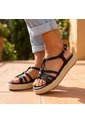 Sandalia Plana Para Mujer M128-Z471 NEGRO ZAVATTY de Zavatty