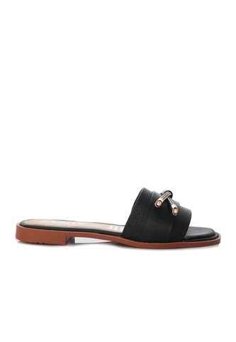Sandalia Plana Para Mujer V720-Z84 NEGRO ZAVATTY Zavatty