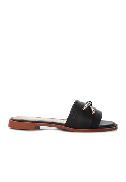 Sandalia Plana Para Mujer V720-Z84 NEGRO ZAVATTY