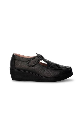 Mocasin Para Mujer H-ISABEL NEGRO CUERO ZAVATTY Zavatty