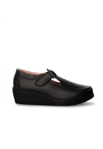 Mocasin Para Mujer H-ISABEL NEGRO CUERO ZAVATTY
