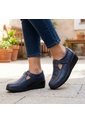 Mocasin Para Mujer H-ISABEL AZUL CUERO ZAVATTY de Zavatty