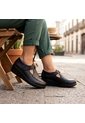 Mocasin Para Mujer H-ISABEL NEGRO CUERO ZAVATTY de Zavatty