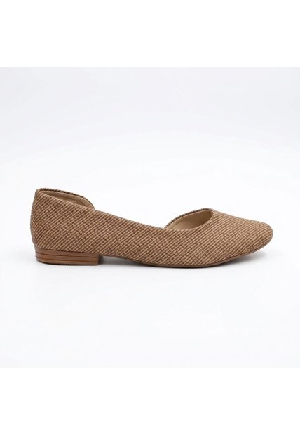 Baleta Para Mujer 1166-Z147 TAUPE ZAVATTY