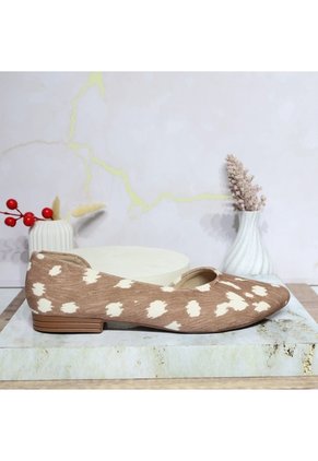 Baleta Para Mujer 1166-Z147 TAUPE ZAVATTY