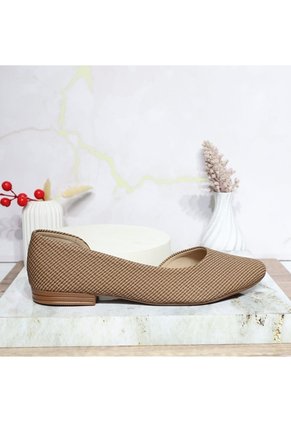 Baleta Para Mujer 1166-Z147 TAUPE ZAVATTY