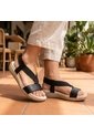 Sandalia Plana Para Mujer 417-Z83 NEGRO ZAVATTY de Zavatty