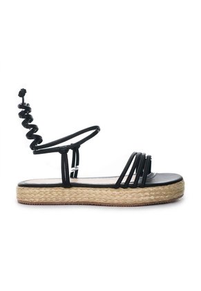 Sandalia Plana Para Mujer E08-Z471 NEGRO ZAVATTY