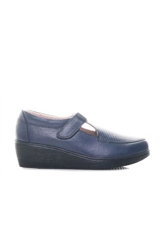 Mocasin Para Mujer H-ISABEL AZUL CUERO ZAVATTY Zavatty