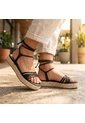 Sandalia Plana Para Mujer E08-Z471 NEGRO ZAVATTY de Zavatty