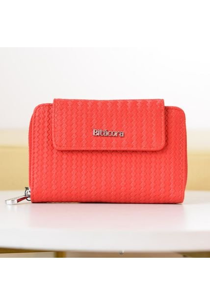 Billetera Mediana Para Mujer BI2143 ROJO ZAVATTY