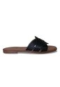 Sandalia Plana Para Mujer 23C26-Z19 NEGRO CUERO ZAVATTY de Zavatty