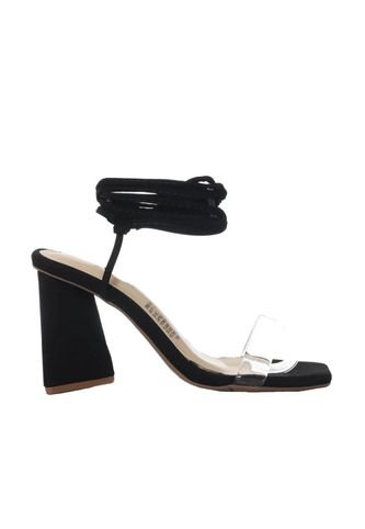 Sandalia Tacon Para Mujer 233-Z610 NEGRO NOBUCK ZAVATTY Zavatty