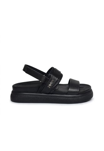 Sandalia Plana Para Mujer V933-Z84 NEGRO ZAVATTY Zavatty