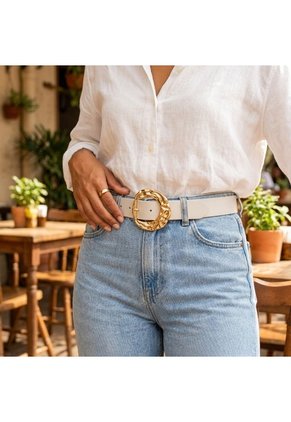 Correa Para Mujer BELT7-Z390 GRIS ZAVATTY