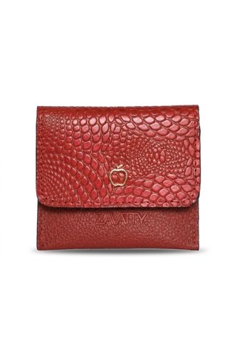 Billetera Mediana Para Mujer BIT44 ROJO CUERO ZAVATTY Zavatty