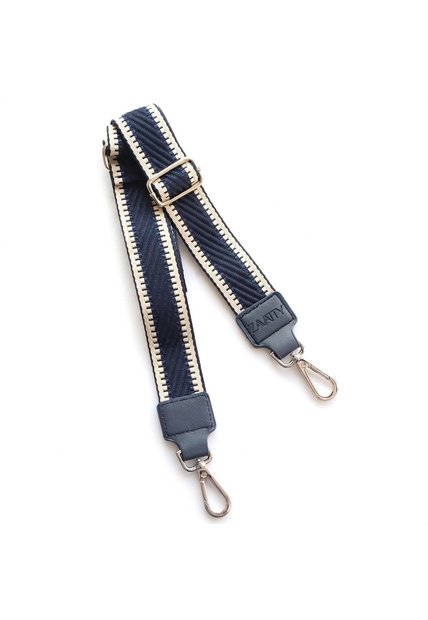 Reata Para Bolsos De Mujer REA1 COLOR AZUL CON BEIGE BRILLANTE AZUL X BEIGE X AZUL BRILLANTE ZAVATTY
