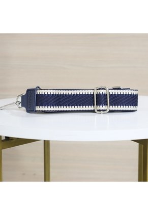 Reata Para Bolsos De Mujer REA1 COLOR AZUL CON BEIGE BRILLANTE AZUL X BEIGE X AZUL BRILLANTE ZAVATTY