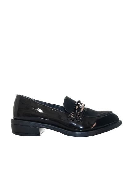 Mocasin Para Mujer 1772-1-Z227 NEGRO CHAROL ZAVATTY