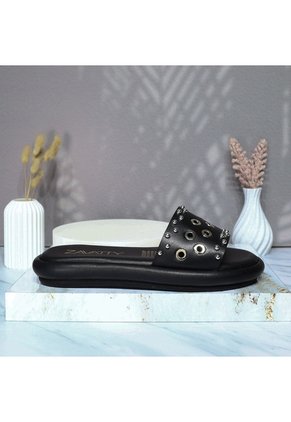 Sandalia Plana Para Mujer 1027-Z43 NEGRO ZAVATTY